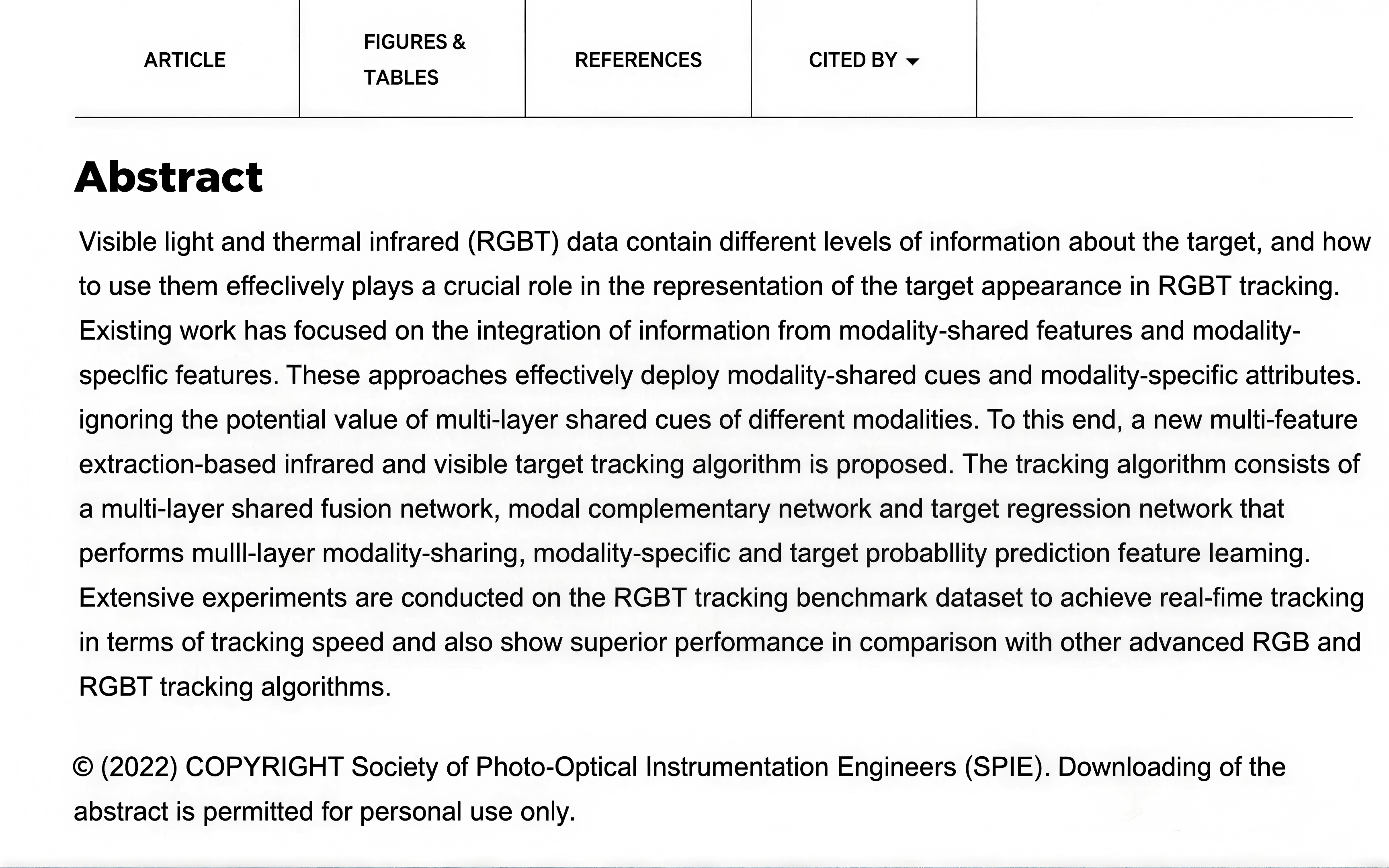 CMINet an improved RGBT tracking via crossmodalityinteraction